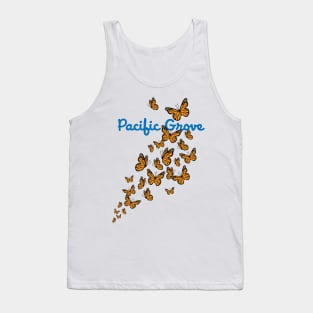 Pacific Grove California Monarch Butterflies in flight Tank Top